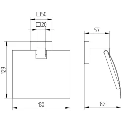 Avenarius Serie 420 Papierhalter Mit Deckel