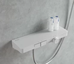 Bravat Viena Thermostat-Duschsystem, Eckig -Badmöbel Verkauf bravat armaturen brausenprogramm duschsysteme viena thermostat 11637147