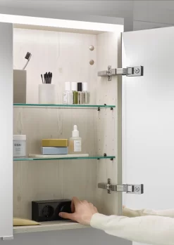 Burgbad Lin20 Spiegelschrank Mit LED-Beleuchtung, 140 Cm, 3 Spiegeltüren, Rechts -Badmöbel Verkauf burgbad lin20 spiegelschraenke spiegelschrank mit led 10867892