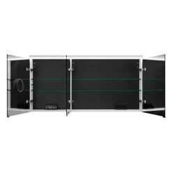 Burgbad Lin20 Spiegelschrank Mit LED-Beleuchtung, 140 Cm, 3 Spiegeltüren, Rechts -Badmöbel Verkauf burgbad lin20 spiegelschraenke spiegelschrank mit led 10880828