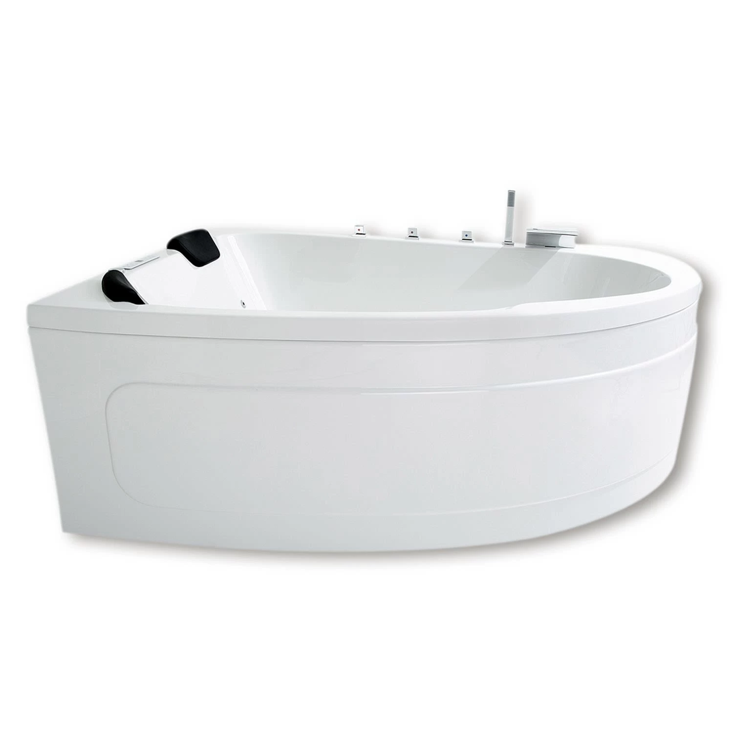 Caribia Delta XL Premium Whirlpool 180 X 130 Cm Ohne Schürze, Für Ecke Links 1 Caribia Delta XL Premium Whirlpool 180 X 130 Cm Ohne Schürze, Für Ecke Links