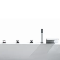 Caribia Delta XL Premium Whirlpool 180 X 130 Cm Mit Schürze, Für Ecke Links -Badmöbel Verkauf caribia badewannen eck delta xl premium 5954854