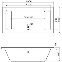Caribia X-Tube Premium Whirlpool 190 X 90 Cm Mit Schürze -Badmöbel Verkauf caribia badewannen rechteckbadewannen x tube premium 5927923