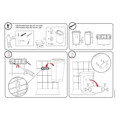 CWS ParadiseLine Abfallbehälter Paper Bin, 43 L -Badmöbel Verkauf cws abfallbehaelter paradiseline paper bin 43 11064061
