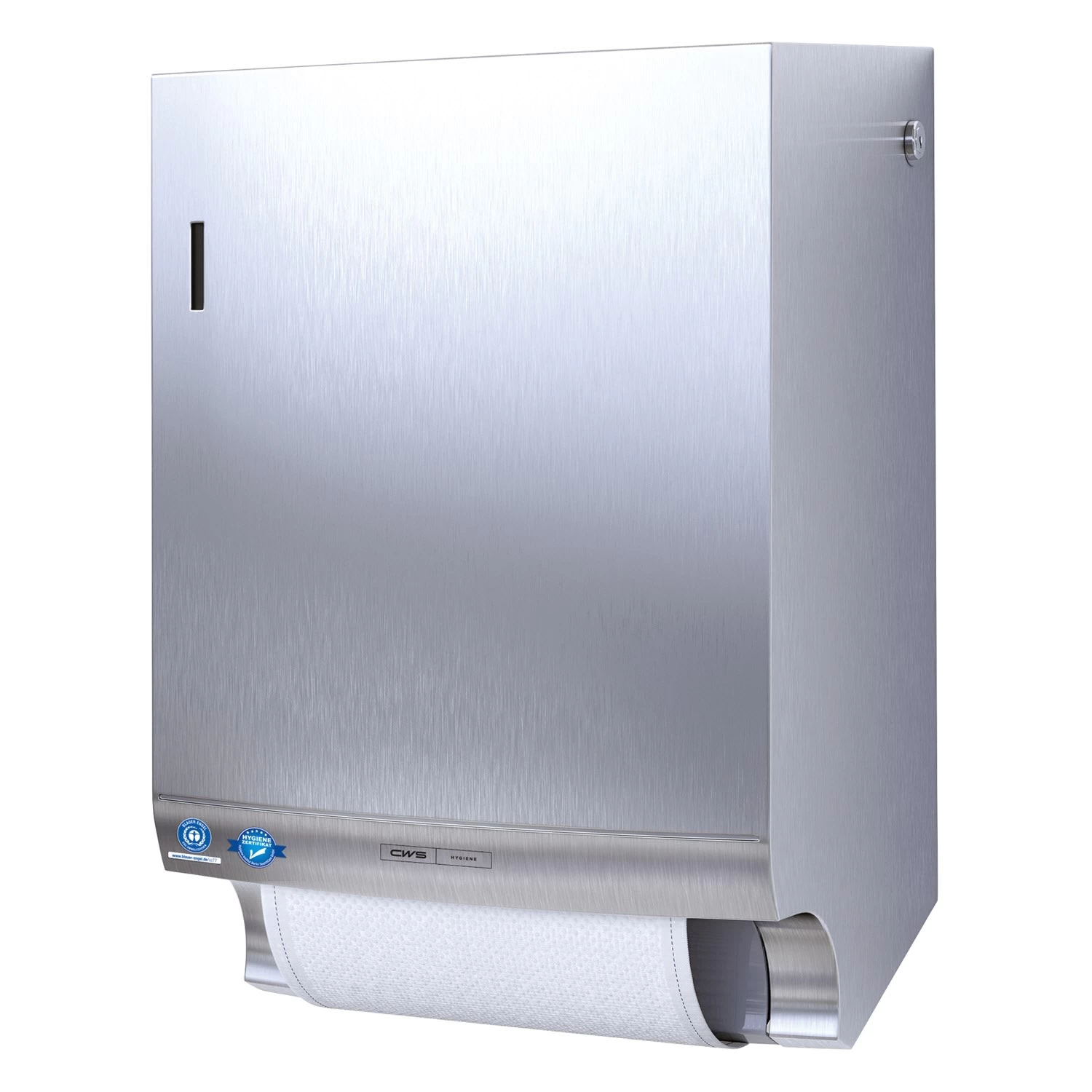 CWS ParadiseLine Stainless Steel Stoffhandtuchspender Dry Slim 2 CWS ParadiseLine Stainless Steel Stoffhandtuchspender Dry Slim – Bild 2
