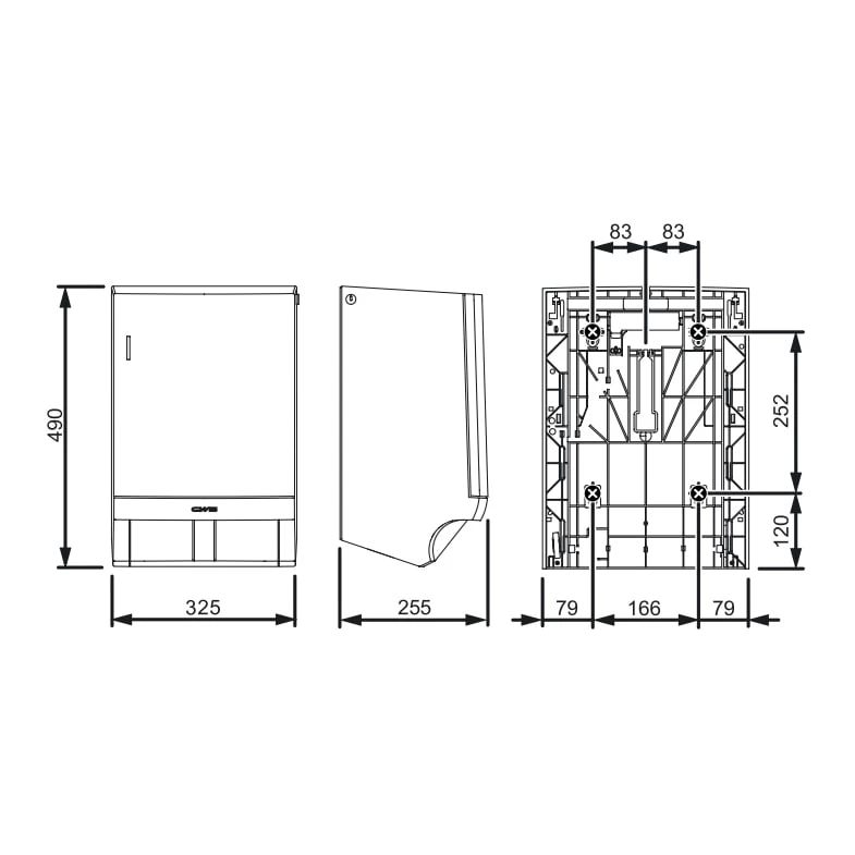CWS ParadiseLine Stainless Steel Stoffhandtuchspender Dry Slim 3 CWS ParadiseLine Stainless Steel Stoffhandtuchspender Dry Slim – Bild 3