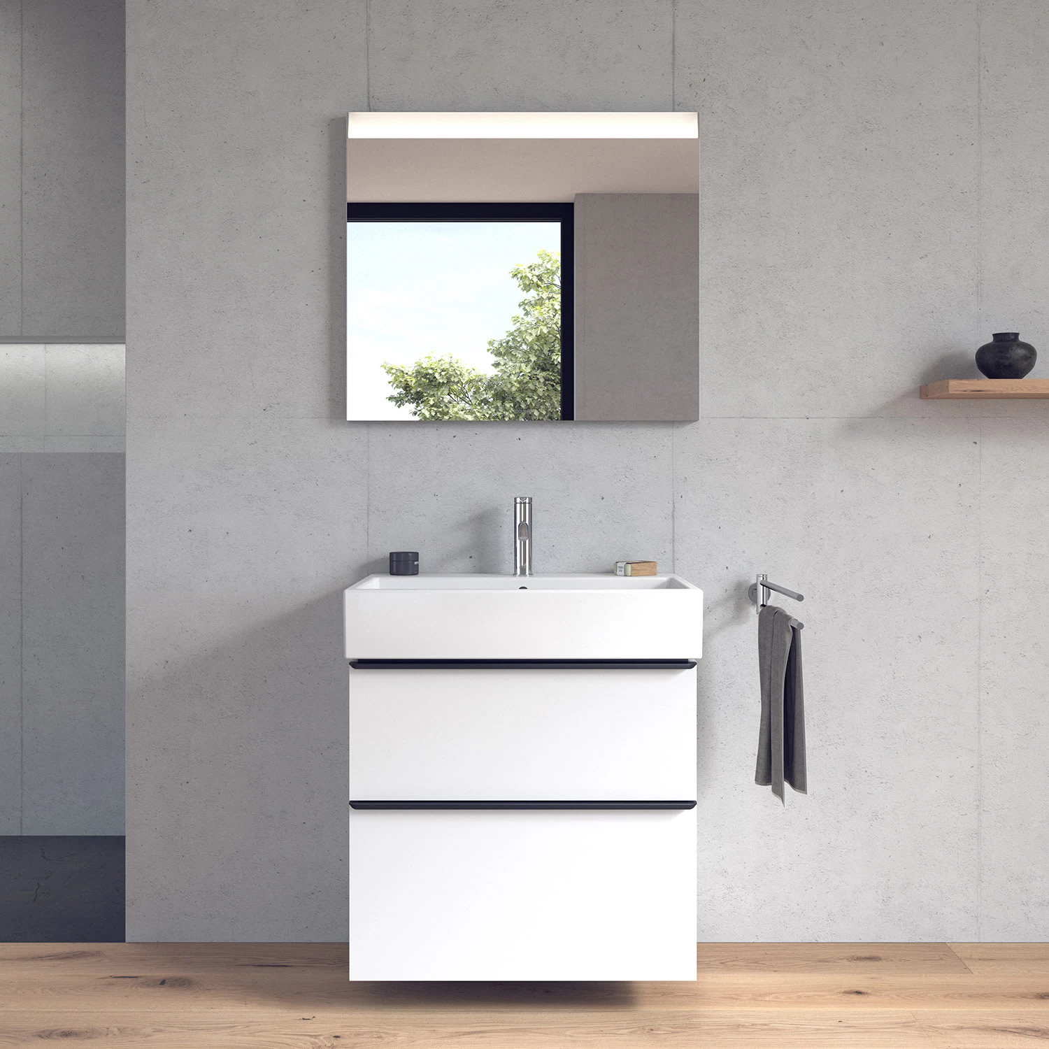 Duravit Vero Air Möbelwaschtisch, Mit 1 Hahnloch 70 X 47 Cm, Mit Überlauf 7 Duravit Vero Air Möbelwaschtisch, Mit 1 Hahnloch 70 X 47 Cm, Mit Überlauf – Bild 7