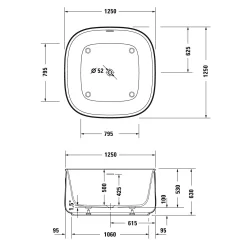 Duravit Zencha Freistehende Badewanne 125 X 125 Cm 7 Duravit Zencha Freistehende Badewanne 125 X 125 Cm -Badmöbel Verkauf duravit zencha badewannen freistehende 125 x 8355028
