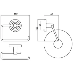 Emco Polo Papierhalter Ohne Deckel