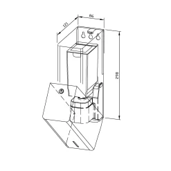 EWAR P-Linie Sensor-Desinfektionsmittelspender 950 Ml Tank