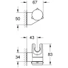 GROHE Wandbrausehalter