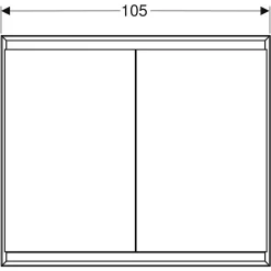 Geberit ONE Spiegelschrank, ComfortLight, 2 Türen, UP-Montage, 105 Cm 12 Geberit ONE Spiegelschrank, ComfortLight, 2 Türen, UP-Montage, 105 Cm -Badmöbel Verkauf geberit badkeramik und badmoebel one spiegelschrank 7220316