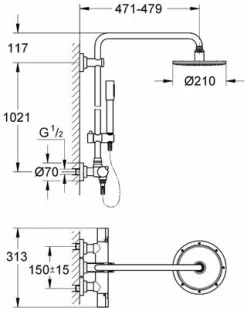 GROHE Rainshower Duschsystem