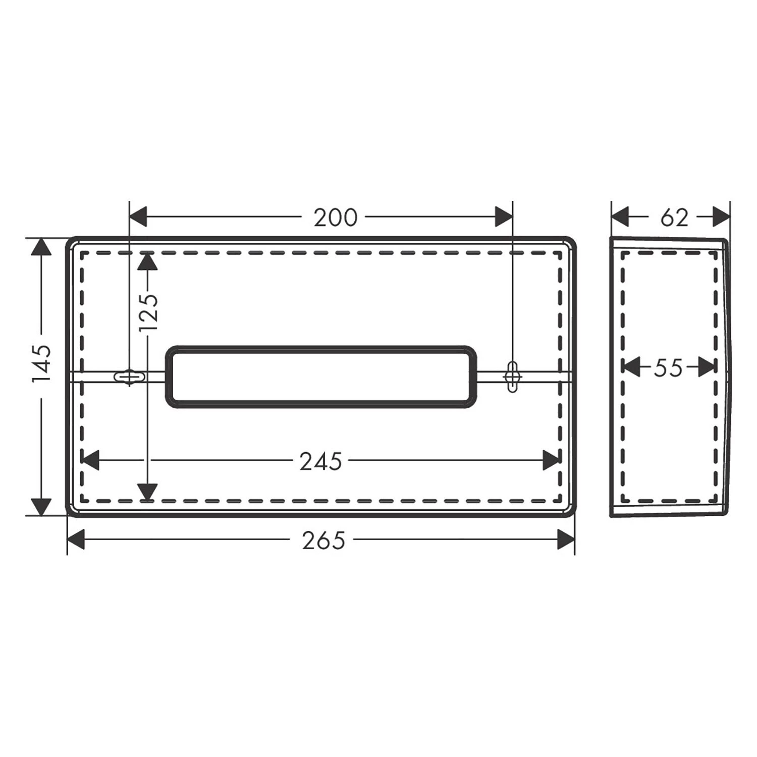 Hansgrohe AddStoris Kosmetiktuchbox 1 Hansgrohe AddStoris Kosmetiktuchbox