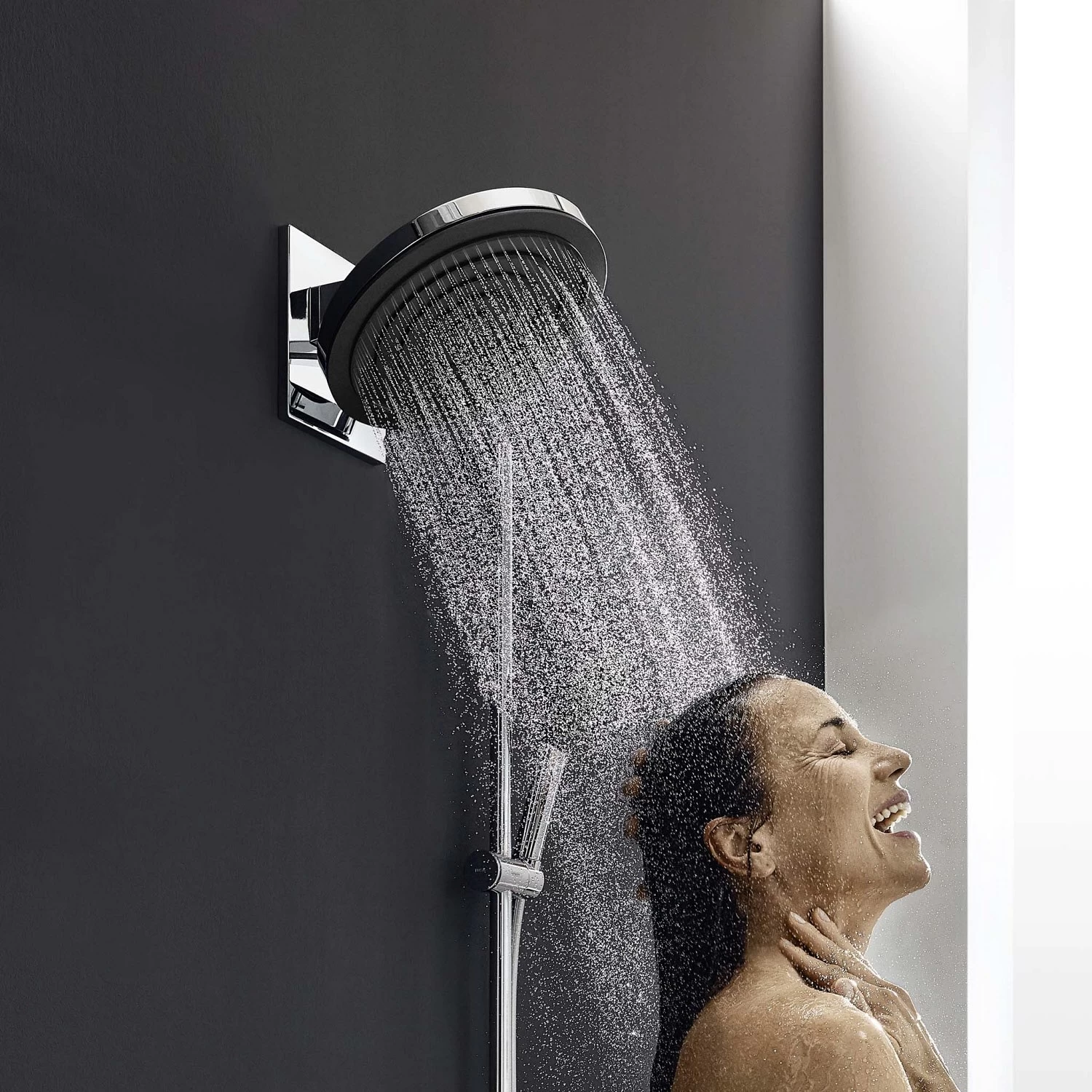 Hansgrohe Pulsify Kopfbrause 260 2jet EcoSmart Mit Wandanschluss 4 Hansgrohe Pulsify Kopfbrause 260 2jet EcoSmart Mit Wandanschluss – Bild 4