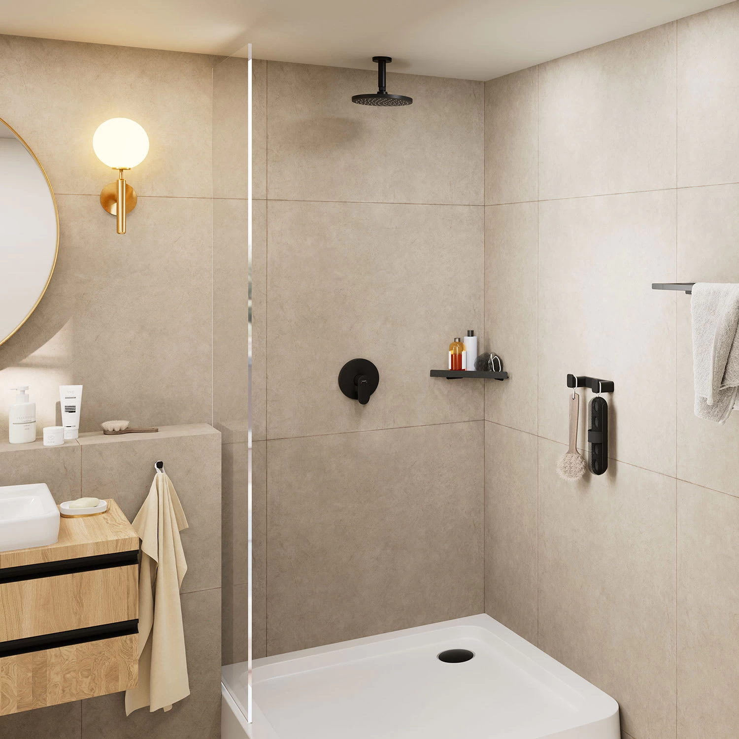 Hansgrohe Vernis Blend Deckenanschluß 10 Cm 1 Hansgrohe Vernis Blend Deckenanschluß 10 Cm