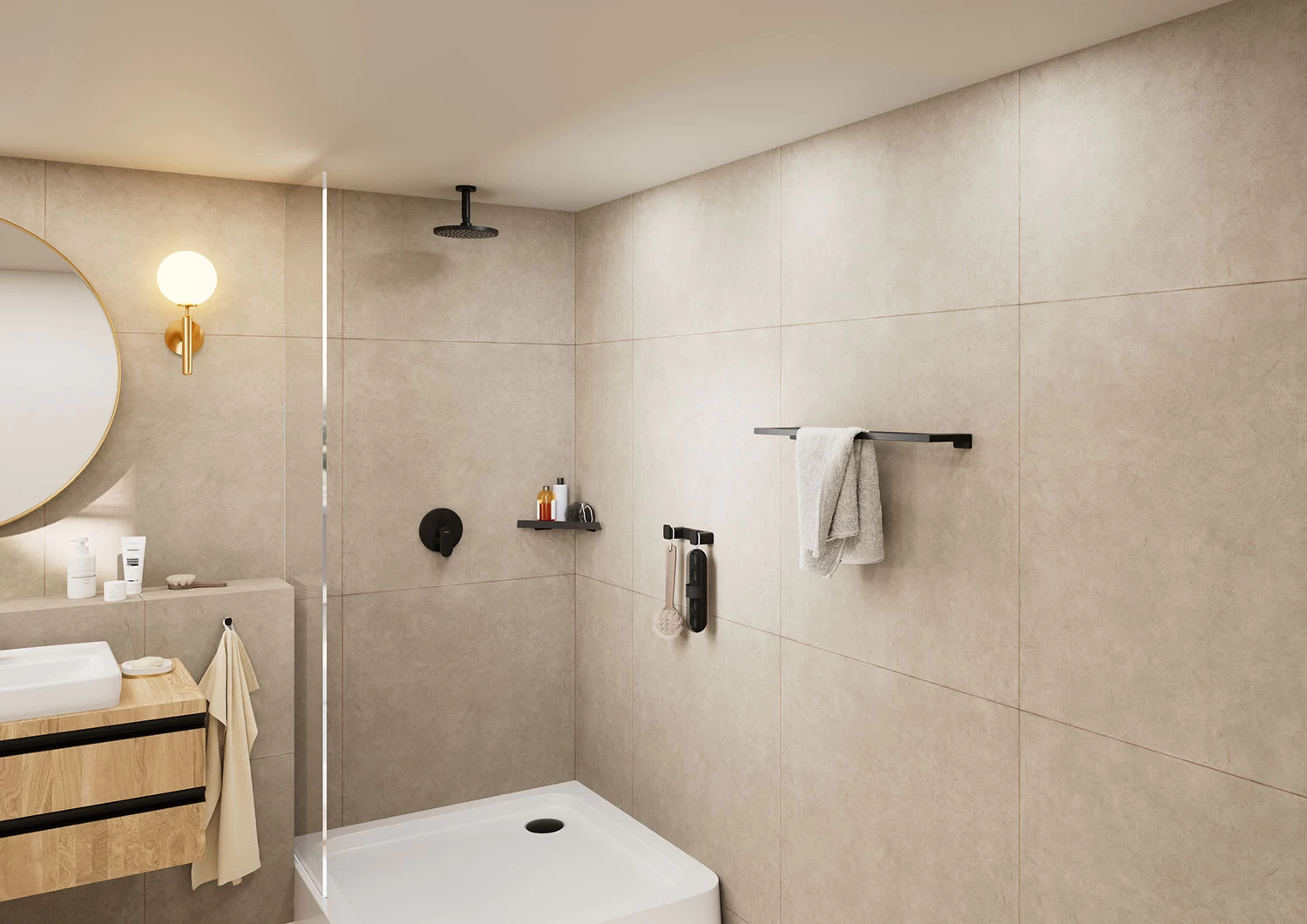 Hansgrohe Vernis Blend Deckenanschluß 10 Cm 2 Hansgrohe Vernis Blend Deckenanschluß 10 Cm – Bild 2