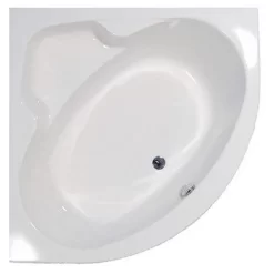 Caribia Rio 130 Eck-Badewanne 130 X 130 Cm Mit Fußgestell Und Schürze