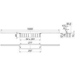 Dallmer CeraWall Individual Duschrinne 100 Cm -Badmöbel Verkauf hersteller dallmer duschrinne cerawall individual 100 3566504