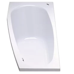 DUSCHOLUX Piccolo 163 Kleinraum Badewanne Einbau Ecke Links