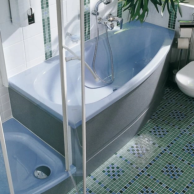 DUSCHOLUX Piccolo Sky 180 Kleinraum Badewanne Einbau Ecke Links 175 X 80 1 DUSCHOLUX Piccolo Sky 180 Kleinraum Badewanne Einbau Ecke Links 175 X 80