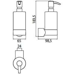 Emco Fino Flüssigseifenspender