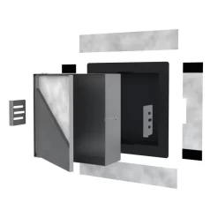 ESS Container T-Box Wandnische 30 Cm, Befliesbar, Einbautiefe 14 Cm -Badmöbel Verkauf hersteller ess container box wandnische 30 2011033