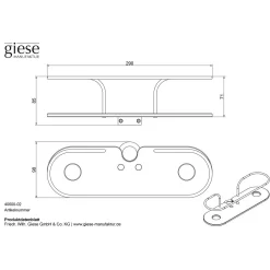 Giese Duschkorb -Badmöbel Verkauf hersteller giese duschkoerbe duschkorb 2076524