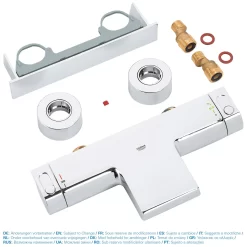 GROHE Grohtherm 2000 Thermostat-Wannenbatterie -Badmöbel Verkauf hersteller grohe grohtherm thermostatbatterien aufputzthermostate 2000 2338861