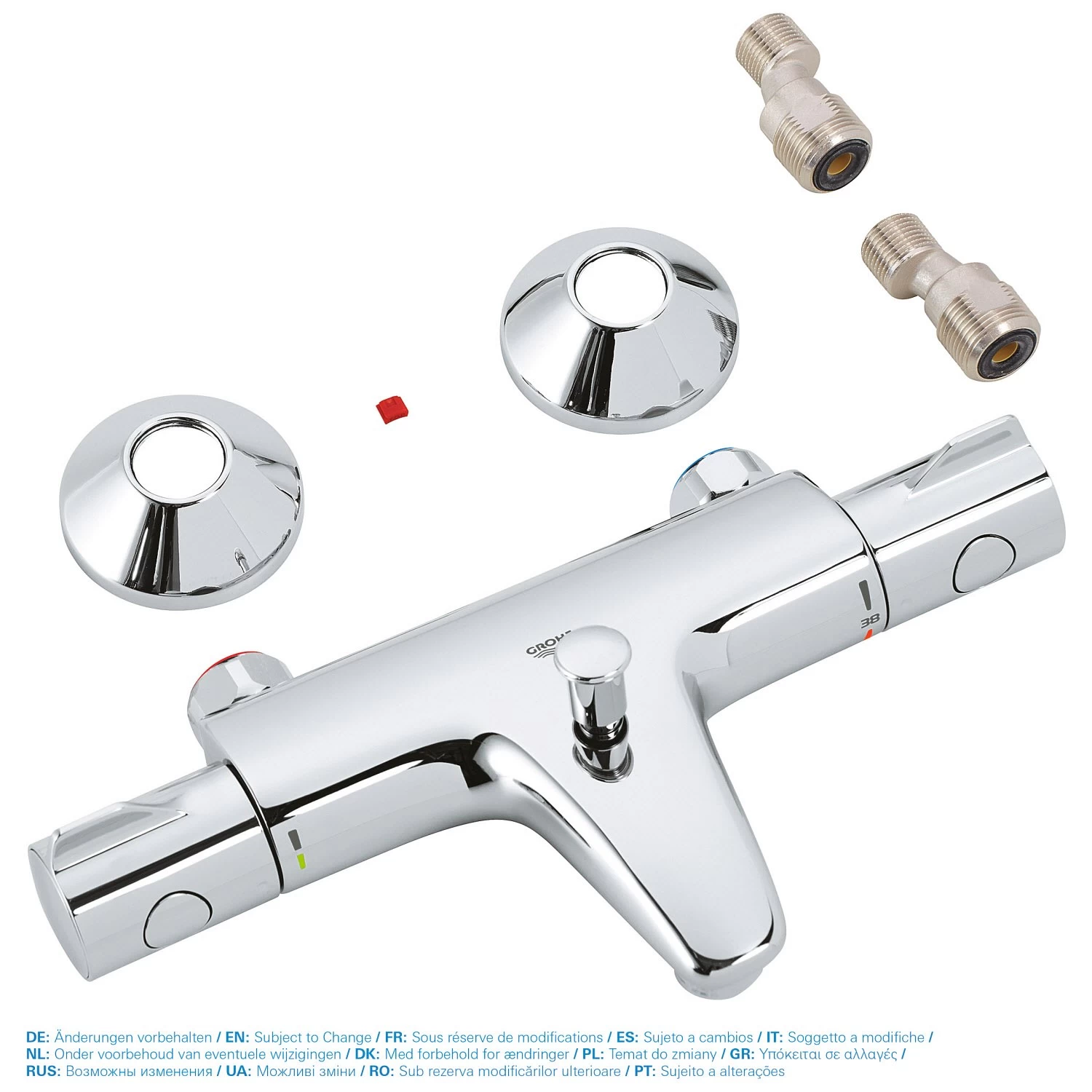 GROHE Grohtherm 800 Thermostat-Wannenbatterie Aufputz 3 GROHE Grohtherm 800 Thermostat-Wannenbatterie Aufputz – Bild 3