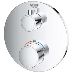 GROHE Grohtherm Thermostat-Wannenbatterie Für Rapido SmartBox Mit Integrierter 2 Wege-Umstellung