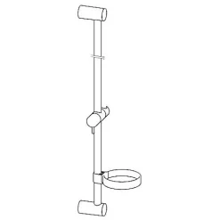 Hansa HANSAVIVA Wandstange 60 Cm