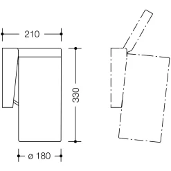 HEWI Serie 477 Abfallbehälter -Badmöbel Verkauf hersteller hewi serie 477 abfallbehaelter 3206018