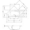 Hoesch Armada Sechseck-Badewanne 190 X 90 Cm