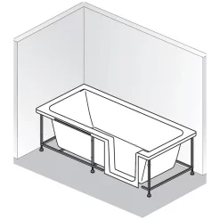 HSK Dusch-Badewanne Dobla 160 Cm Einstieg Rechts -Badmöbel Verkauf hersteller hsk duschbadewanne dobla 160 cm 868382
