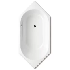 Kaldewei Vaio 6 Sechseckbadewanne 958 Überlaufloch Gegnüberliegend