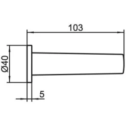 Keuco Collection Smart.2 Toilettenpapier-Ersatzrollenhalter