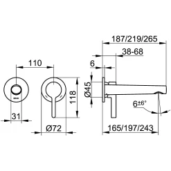 Keuco Edition 400 Einhebel-Waschtischmischer 26,5 Cm UP -Badmöbel Verkauf hersteller keuco edition 400 armaturen waschtisch 2948578