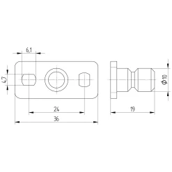 Kronenbach Plana 2.0 Toilettenbürstengarnitur -Badmöbel Verkauf hersteller kronenbach bad accessoires plana 2 3566762
