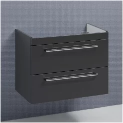 Kronenbach Plana Waschtischunterschrank 80 Cm Mit 2 Auszügen