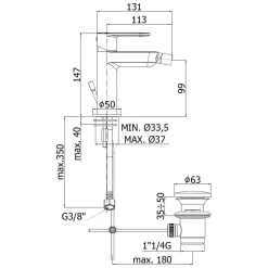 Kronenbach Plana 2.0 Bidet-Einhebelmischer -Badmöbel Verkauf hersteller kronenbach plana 2 bidet einhebelmischer 1050553