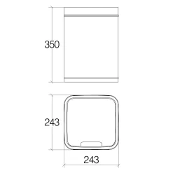 Living Kosmetikeimer Mit Elektronischem Sensor