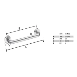 Care Wannengriff 30 Cm
