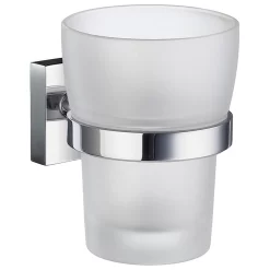 Zahnputzbecher, Mit Eckiger Rosette