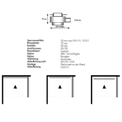 Drainset Komplett Duschrinne 70 Cm Mit Abdeckung Zero -Badmöbel Verkauf hersteller megabad sortiment duschrinnen drainset komplett 1390691