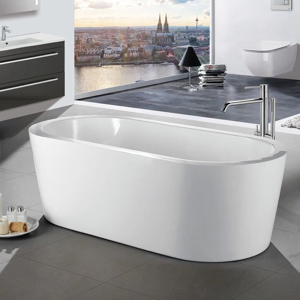 Steinkamp Loft Freistehende Ovalbadewanne 185 X 85 Cm Inkl. Viega Multiplex Trio 1 Steinkamp Loft Freistehende Ovalbadewanne 185 X 85 Cm Inkl. Viega Multiplex Trio