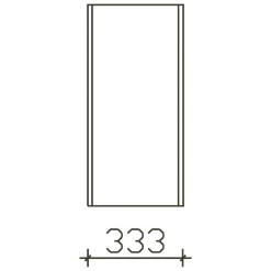 Pelipal Serie 6040 (Solitaire) Wandschrank 33,3 X 43 X 70 Cm Mit 1 Drehtür Anschlag Links