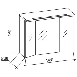 Pelipal Trentino Möbelkombination Mit Keramikwaschtisch 92 Cm, SPS 3D Mit LED Leuchte Im Kranzboden -Badmöbel Verkauf hersteller pelipal trentino komplettanlagen keramikwaschtisch 2 1978219