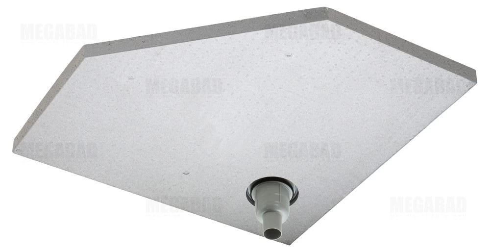 Poresta BF Bodenebenes-Duschelement Fünfeckig 90 X 90 X 4,5 Cm 3 Poresta BF Bodenebenes-Duschelement Fünfeckig 90 X 90 X 4,5 Cm – Bild 3