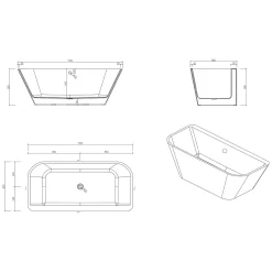 Progettobagno Caraibi Vorwand Badewanne 170 X 80 Cm -Badmöbel Verkauf hersteller progettobagno badewannen caraibi 3681140